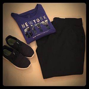 Plus Size St. John’s Bay Black Fleece Sweatpants